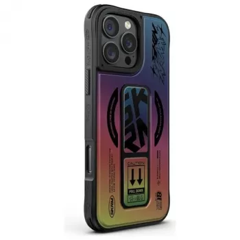 SKINARMA Kira Kobai Magnetic Charging Grip Stand Case voor iPhone 16 Pro Max 6,9 inch Hologram