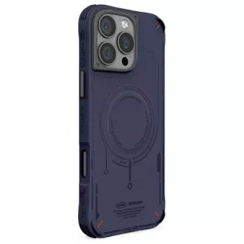 SKINARMA Mecha Case voor iPhone 16 Pro 6,3 inch Magnetisch laden Navy