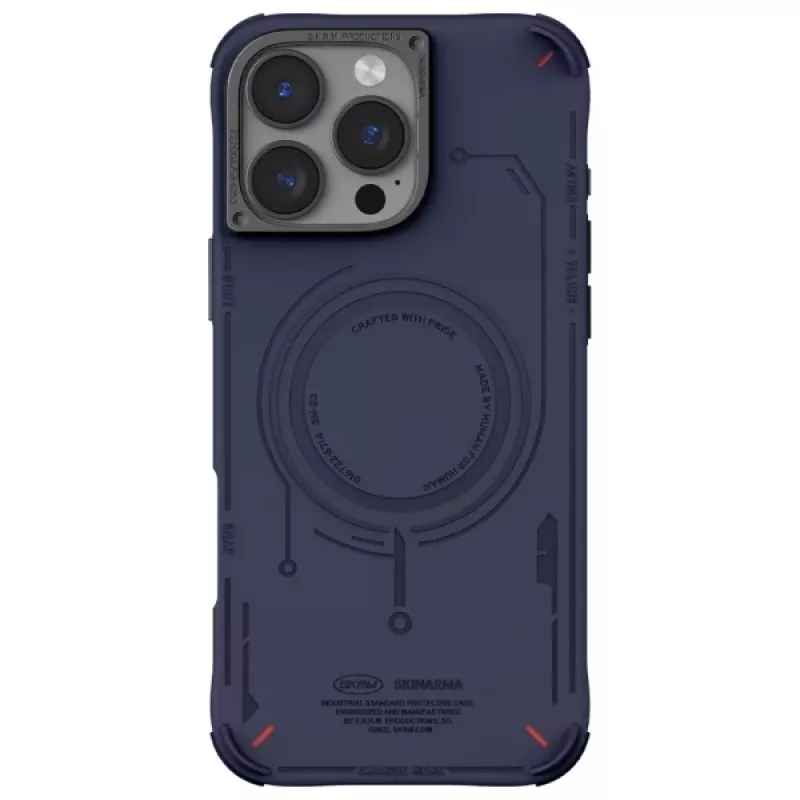 Skinarma Mecha Case voor Apple iPhone 16 Pro Max 6,9 inch Magnetisch laden Navy