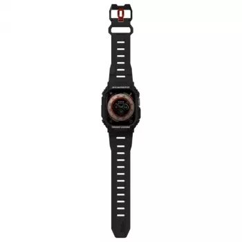 Skinarma Mecha 2-in-1 case en band voor Apple Watch Ultra 49mm - zwart