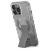 Skinarma Axon Case voor iPhone 16 Pro 6,3 inch, magnetisch laden + gripstandaard, titanium
