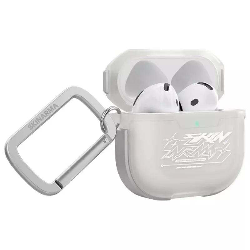 Skinarma Kinzoku Case voor AirPods 4, frost