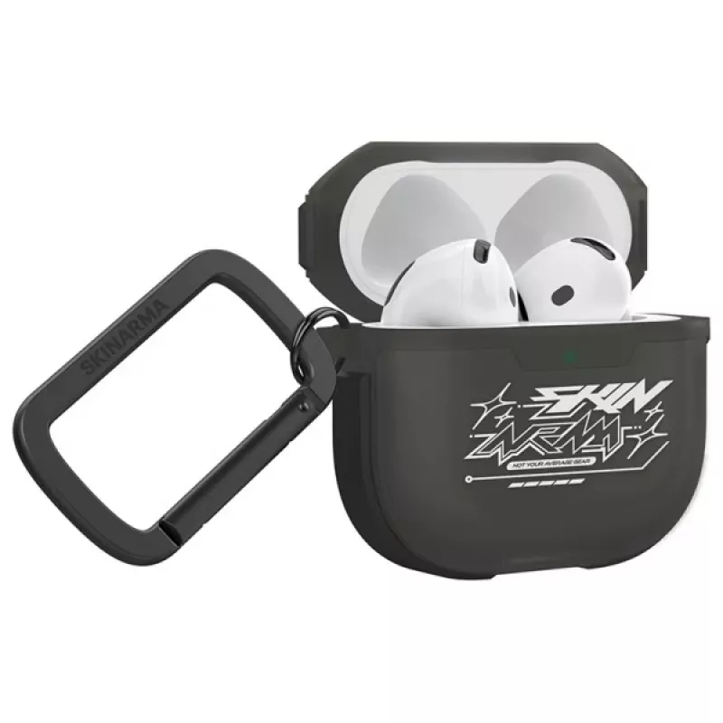 SKINARMA Kinzoku Case voor AirPods 4 - Smoke
