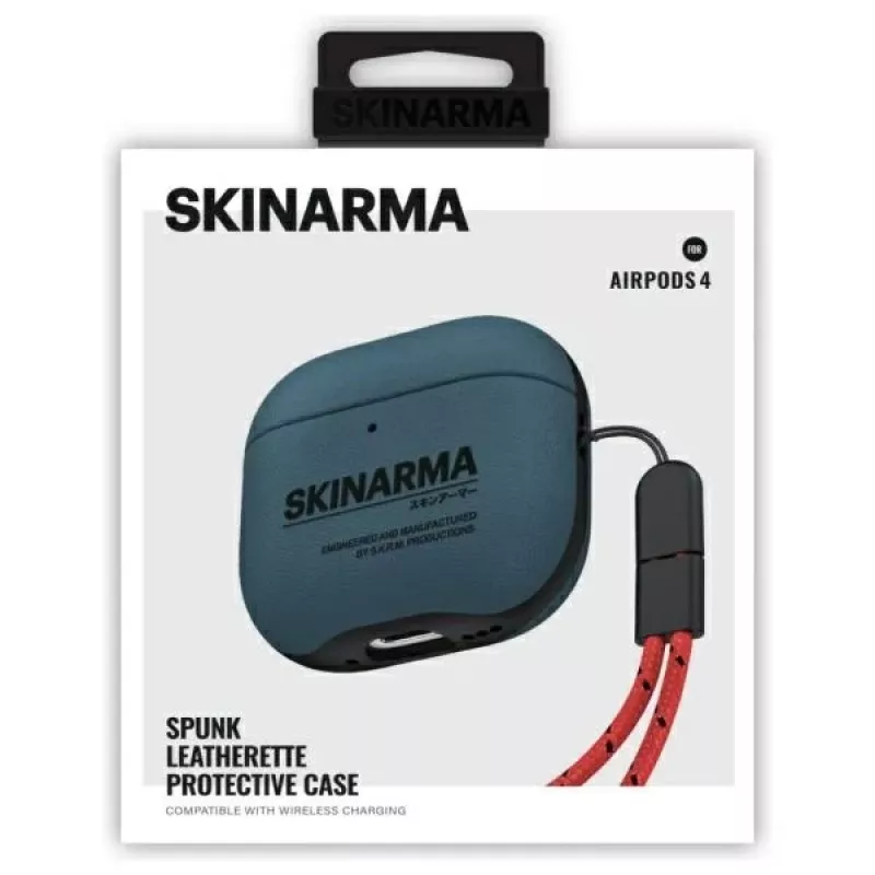 Skinarma Spunk Case voor AirPods 4, blauw