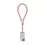 Skinarma Dyno Ve 2-in-1 telefoonlanyard met USB-C-oplaadkabel, 30 cm, rood