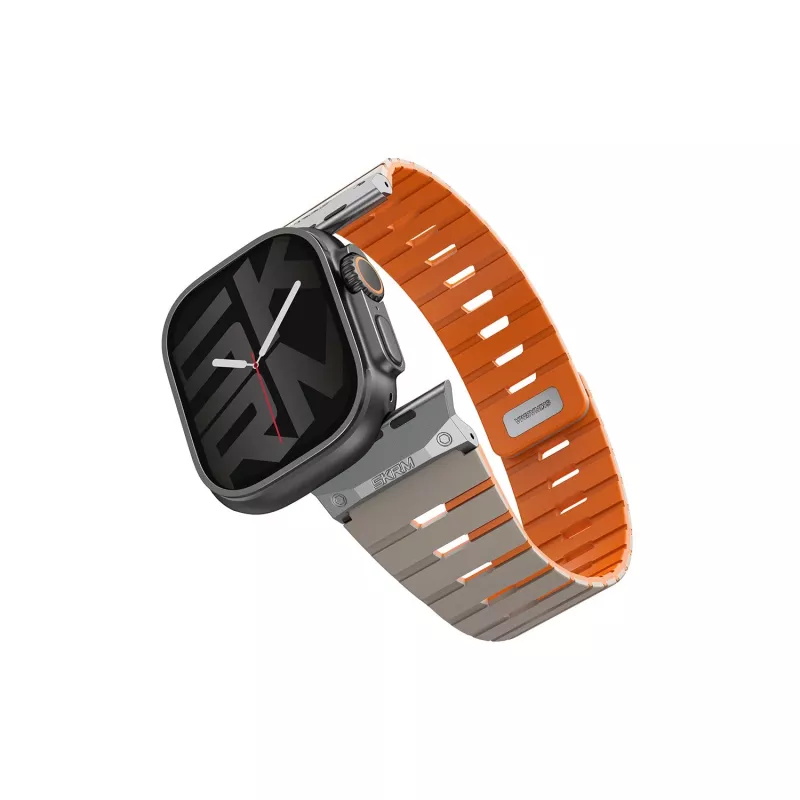 Skinarma Gemini band voor Apple Watch 49/46/45/44 mm grijs