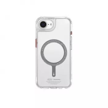 Skinarma Saido MagSafe Case voor iPhone 16e / 17e transparant