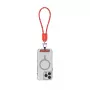 Skinarma Dyno Ve 2-in-1 USB-C lanyardkabel 20cm rood