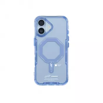 Skinarma Saido Magnetic Charging Case voor Apple iPhone 17 - blauw