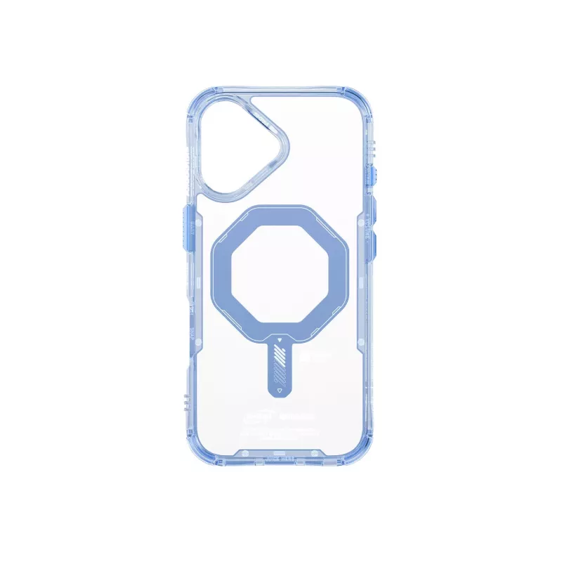 Skinarma Saido Magnetic Charging Case voor Apple iPhone 17 - blauw