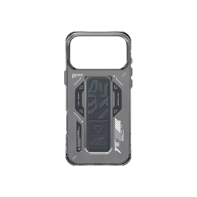 Skinarma Helio Case voor iPhone 17 Pro Magnetic Charging + Grip Stand Graphite