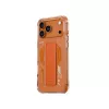 Skinarma Helio Case voor iPhone 17 Pro Max Magnetic Charging + Grip Stand oranje