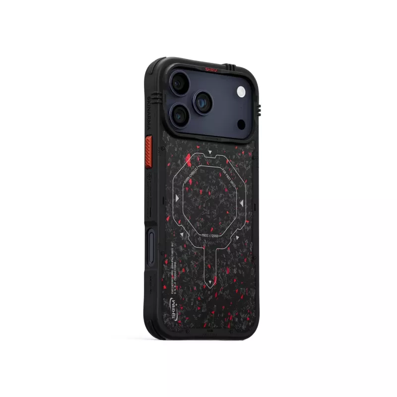 Skinarma Vektor hoesje voor iPhone 17 Pro magnetisch laden zwart