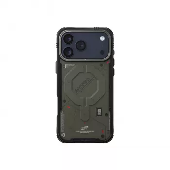 Skinarma Vigor MagSafe hoesje voor iPhone 17 Pro, groen