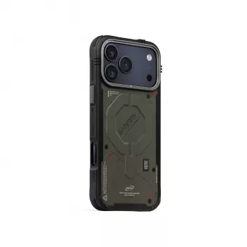 Skinarma Vigor MagSafe hoesje voor iPhone 17 Pro, groen