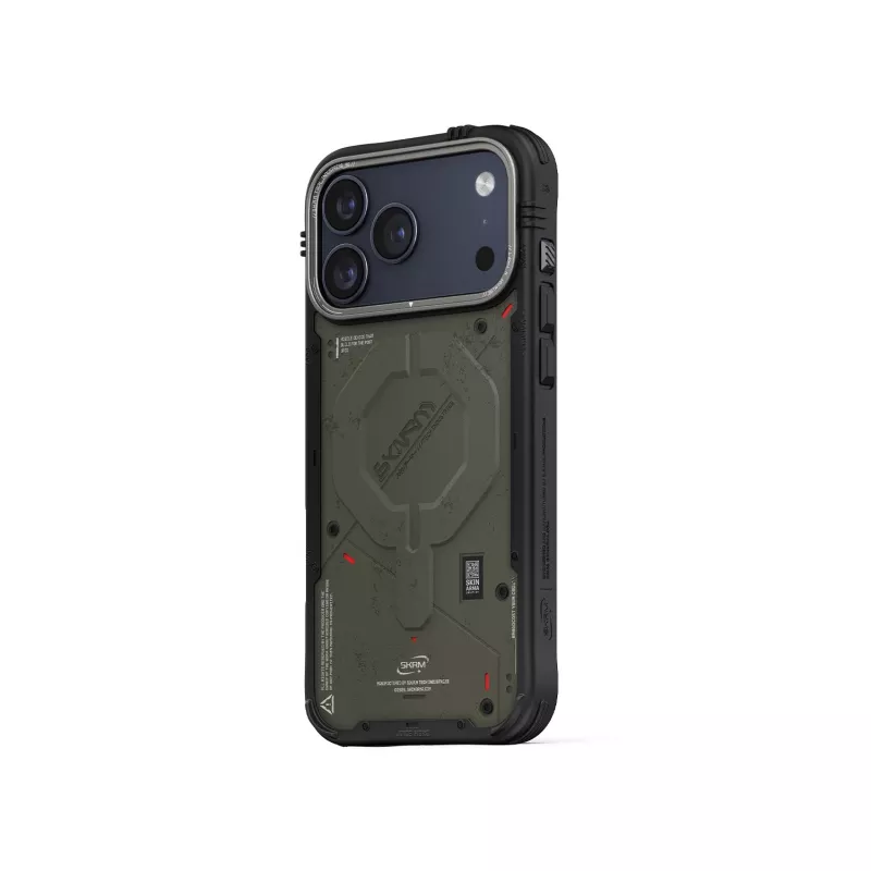 Skinarma Vigor MagSafe hoesje voor iPhone 17 Pro, groen