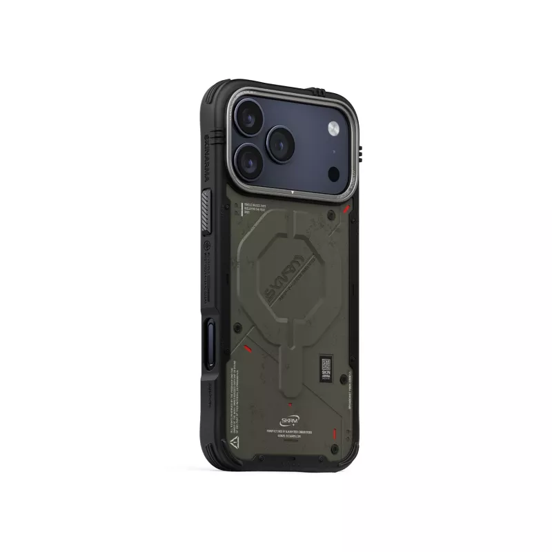 Skinarma Vigor MagSafe hoesje voor iPhone 17 Pro Max groen
