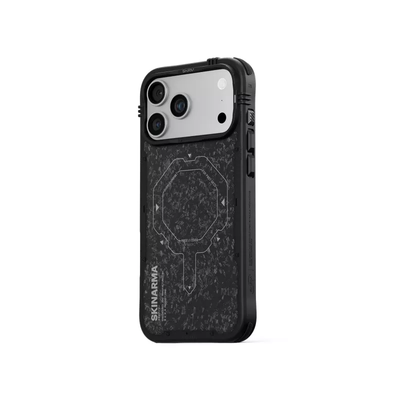 Skinarma Vektor MagSafe Case voor iPhone 17 Pro, Onyx Black
