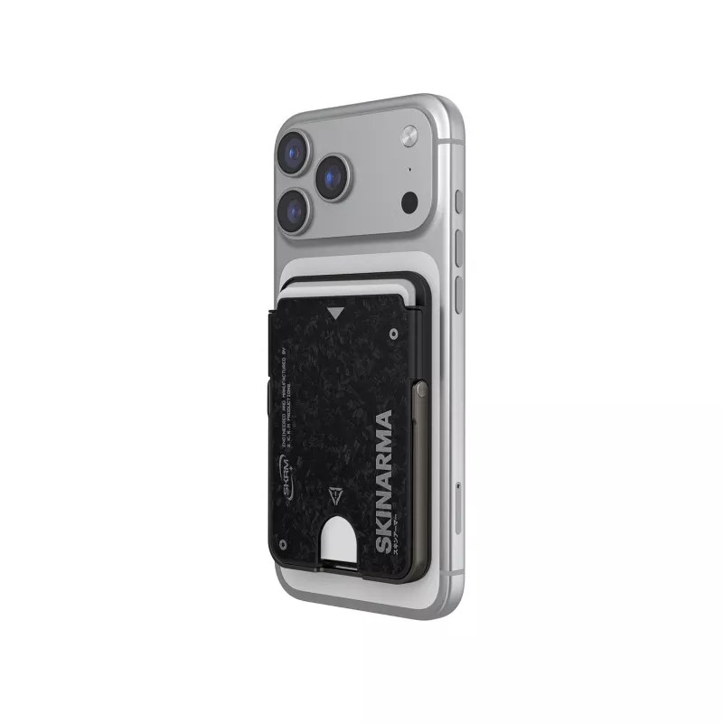 Skinarma Vektor Magnetic Smart Kick-Stand portemonneehoesje, Onyx
