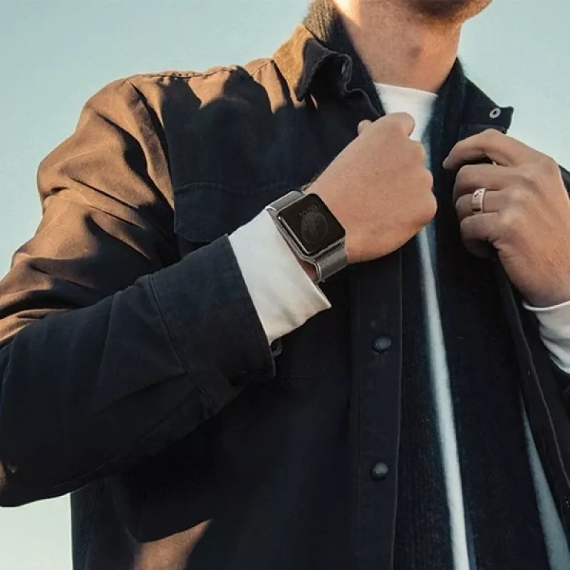 UNIQ Dante Apple Watch band RVS roségoud 38/40/41mm Serie 1-9 SE