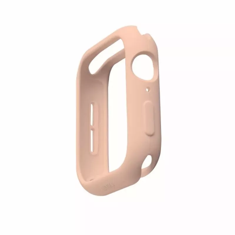 UNIQ Lino Apple Watch Case voor Series 4/5/6/SE/SE3 44mm - Blush Pink