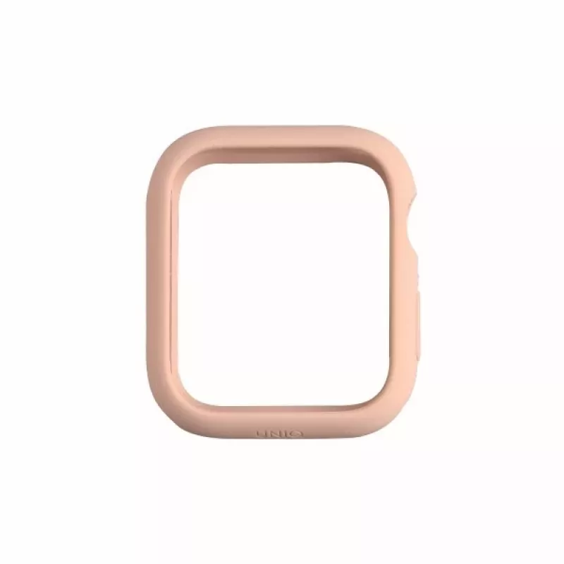 UNIQ Lino Apple Watch Case voor Series 4/5/6/SE/SE3 44mm - Blush Pink