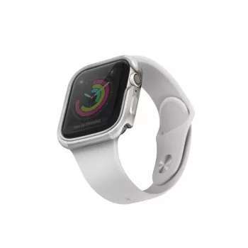 UNIQ Valencia Case voor Apple Watch Series 4/5/6/SE/SE3 40mm - Titanium Silver