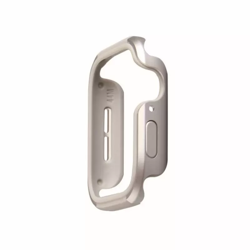UNIQ Valencia Case voor Apple Watch Series 4/5/6/SE/SE3 40mm - Titanium Silver