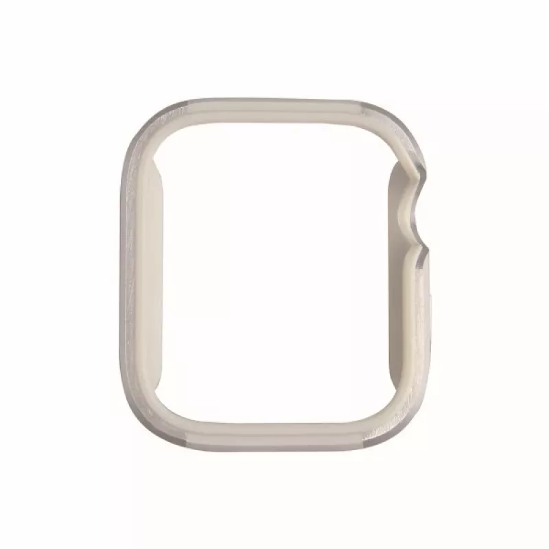 UNIQ Valencia Case voor Apple Watch Series 4/5/6/SE/SE3 40mm - Titanium Silver