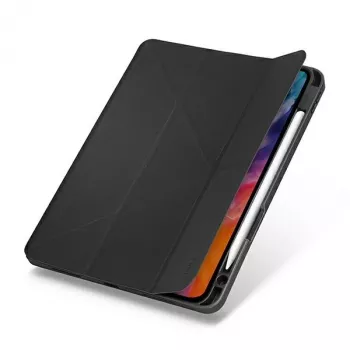 UNIQ Transforma Rigor Folio Case voor iPad Air 10,9 inch (4e/5e generatie) - Antracietgrijs met antimicrobiële coating