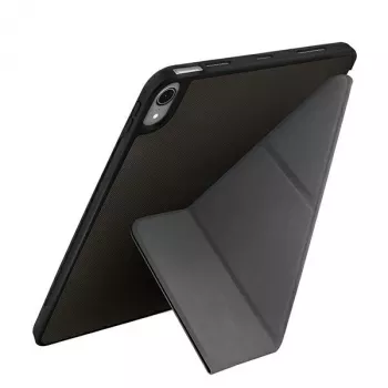 UNIQ Transforma Rigor Folio Case voor iPad Air 10,9 inch (4e/5e generatie) - Antracietgrijs met antimicrobiële coating