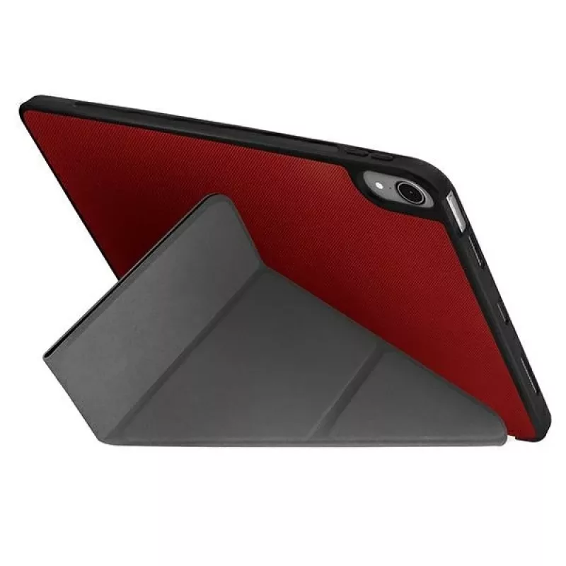 UNIQ Transforma Rigor Case voor iPad Air 10,9 inch (2020/2022) - Koraalrood antimicrobieel