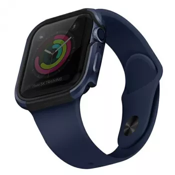 UNIQ Valencia Protective Case voor Apple Watch Series 4/5/6/SE/SE3 40mm - Atlantic Blue