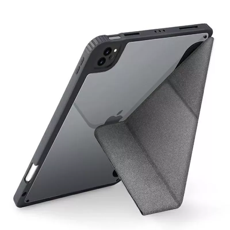 UNIQ Moven Folio Case voor iPad 10.2 (2021/2020/2019) - Antracietgrijs