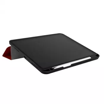 UNIQ Transforma Folio Case voor iPad Pro 11 inch (2021/2020) en iPad Air 10,9 inch (2022/2020) met antimicrobiële bescherming, Koraalrood