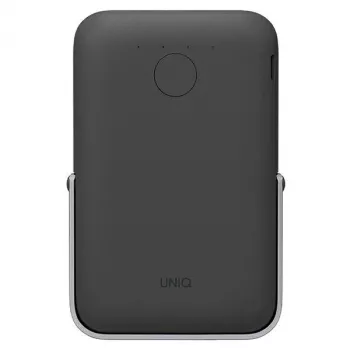 UNIQ Powerbank Hoveo 5000mAh USB-C 20W PD Fast Charge draadloos magnetisch Charcoal Grey
