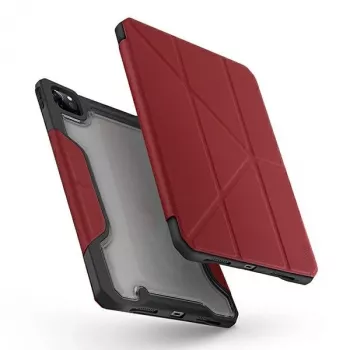 UNIQ Trexa Case voor iPad Pro 11 inch 2021/2020 en iPad Air 10,9 inch 2022/2020, antimicrobieel, Rood