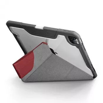 UNIQ Trexa Case voor iPad Pro 11 inch 2021/2020 en iPad Air 10,9 inch 2022/2020, antimicrobieel, Rood