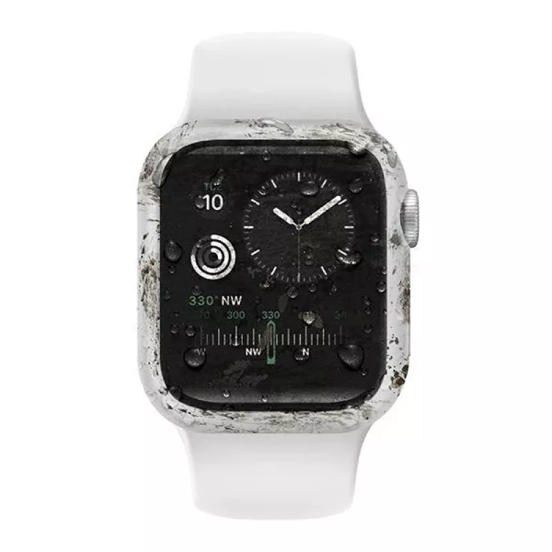UNIQ Nautic Protective Case voor Apple Watch Series 4/5/6/SE/SE3 44mm Wit