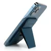 UNIQ Lyft magnetische snap-on telefoonstandaard en kaarthouder - blauw