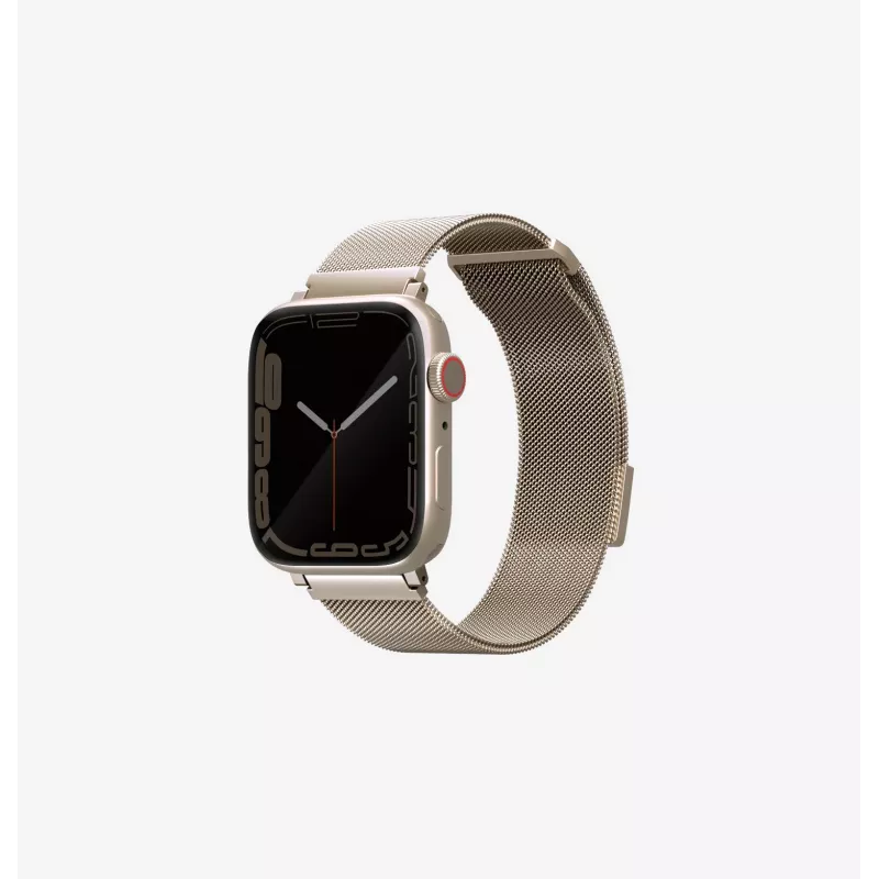 UNIQ Dante Apple Watch band Milanese Loop RVS Groen 38/40/41mm Series 1-9/SE/SE2/SE3