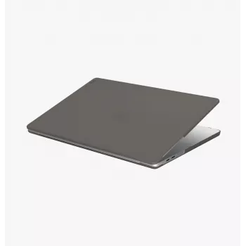 UNIQ Claro Hard Shell Case voor MacBook Pro 14 inch M1/M2/M3/M4/M5 (2021-2026) - Smoke Matt Grey