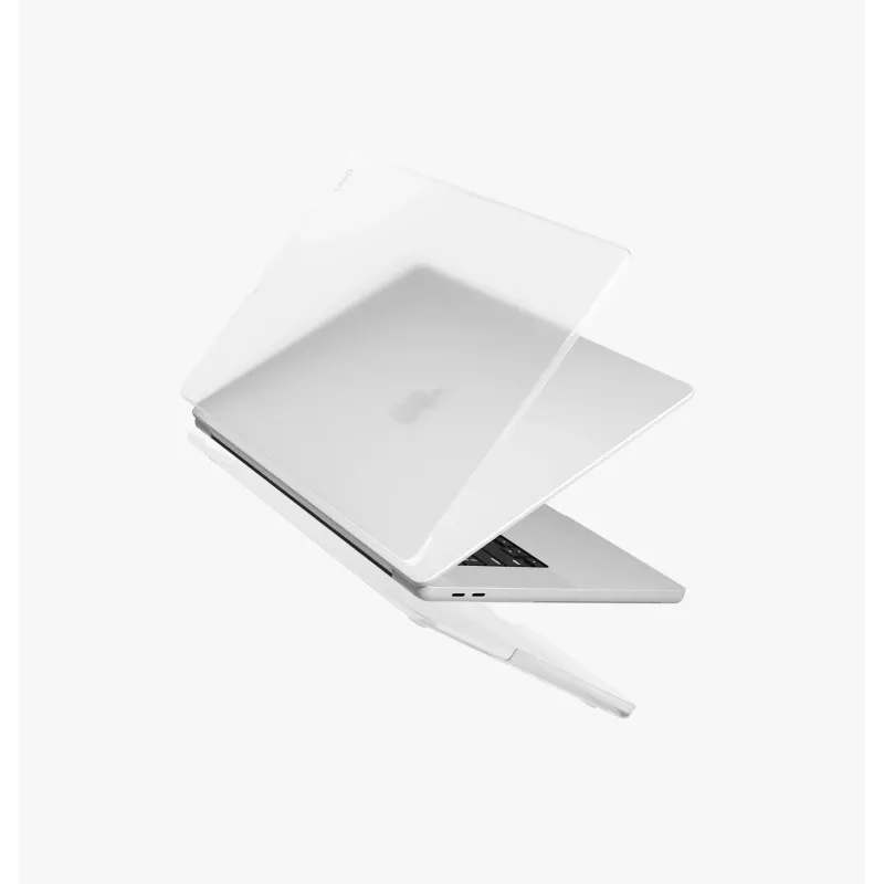 UNIQ Claro Hard Shell Case voor MacBook Pro 16 M1/M2/M3/M4/M5 (2021-2026) - Smoke Matt Grey