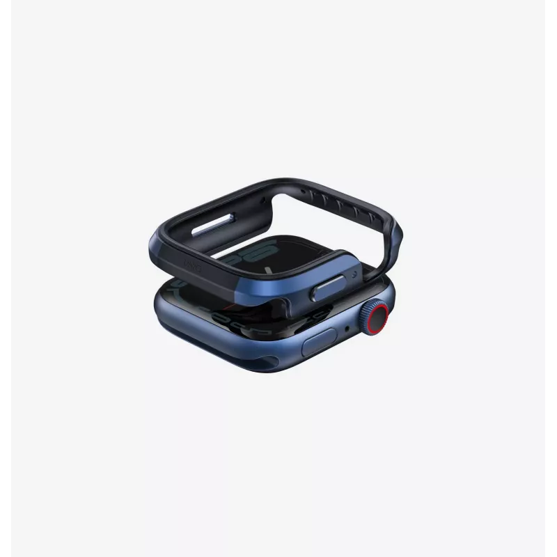 UNIQ Valencia Case voor Apple Watch Series 4/5/6/7/8/9/SE/SE2/SE3 40/41mm Graphite