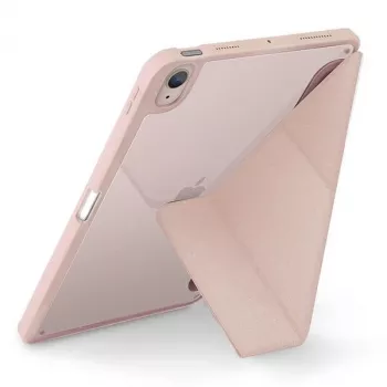 UNIQ Moven Antimicrobial Folio Case voor iPad Air 10,9 inch (2020/2022) en iPad Air 11 inch (M2 2024) - Blush Pink