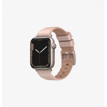 UNIQ Linus Apple Watch Armband Airosoft Silicone Nautical Blue 42/44/45/49mm
