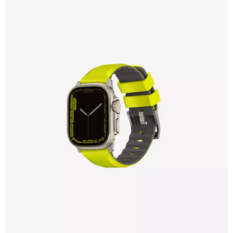 UNIQ Linus Apple Watch Armband Airosoft Silicone Nautical Blue 42/44/45/49mm