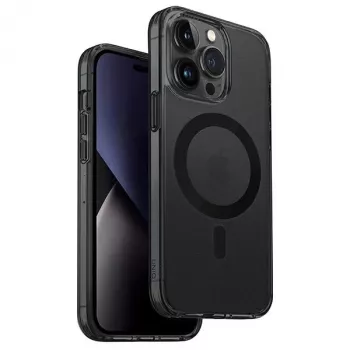 UNIQ LifePro Xtreme MagClick Charging Case voor iPhone 14 Pro Max 6,7 inch Zwart/Smoke Frost