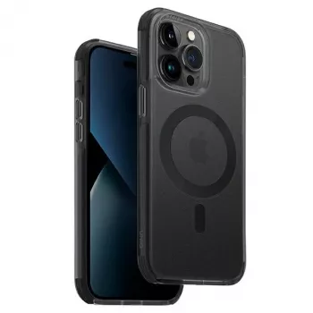UNIQ Combat Case voor iPhone 14 Pro Max 6,7 inch Magclick Charging Concrete Charcoal