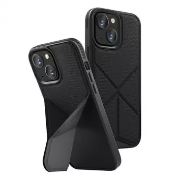 UNIQ Transforma Case voor iPhone 14 Plus / 15 Plus 6,7 inch Magclick Charging Ebony Black